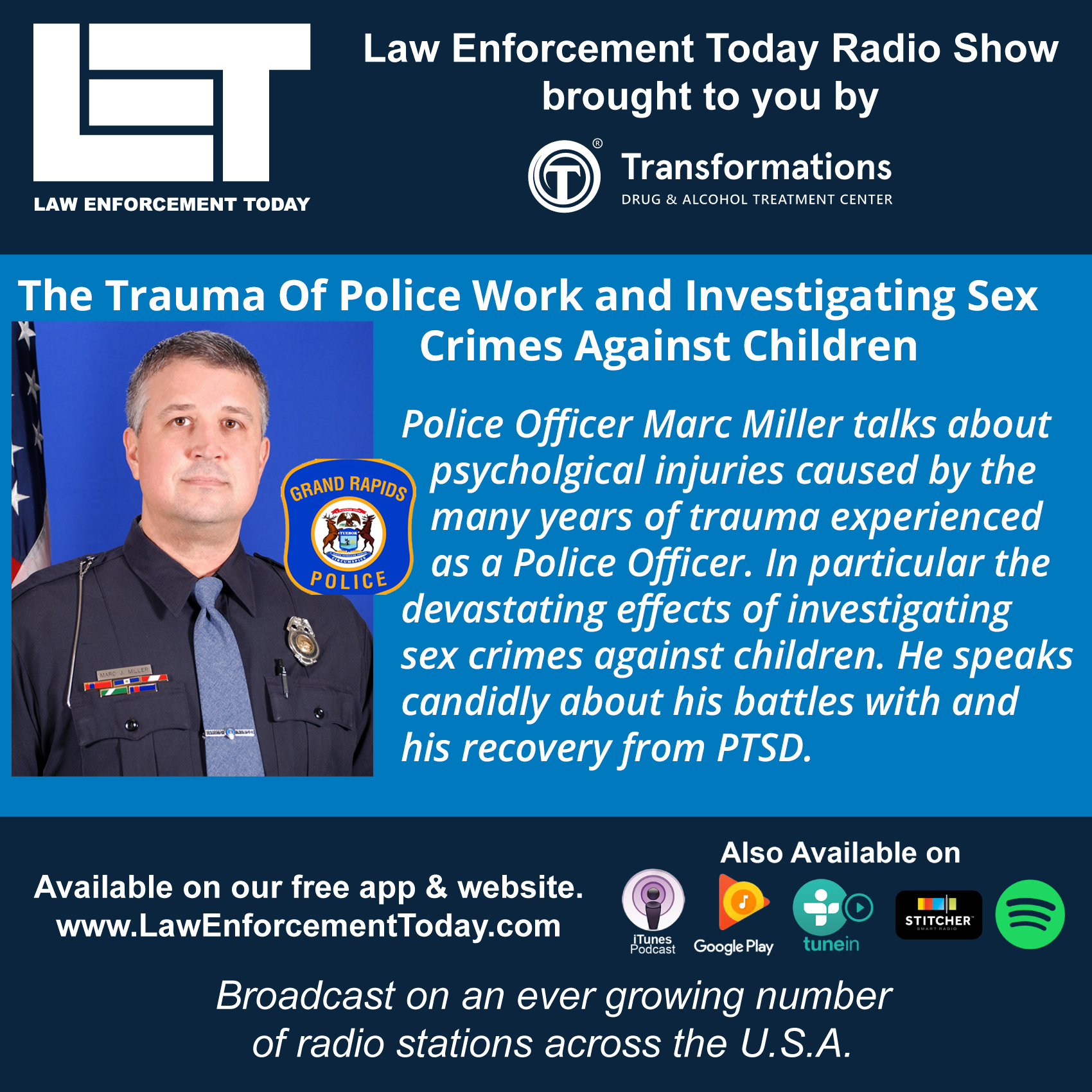 S3E3: Trauma of Police Work and Investigating Sex Crimes Against Children.