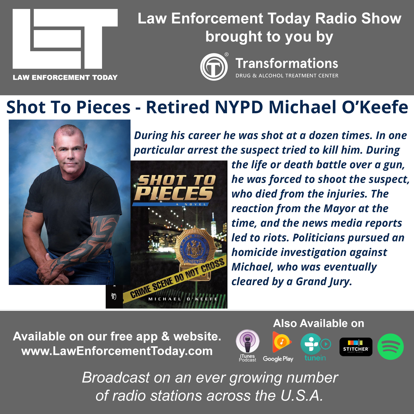 S3E58: Shot To Pieces - Retired NYPD Michael O'Keefe