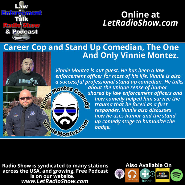 Funny Comedian Police Officer, The Hilarious Vinnie Montez. Special Episode.