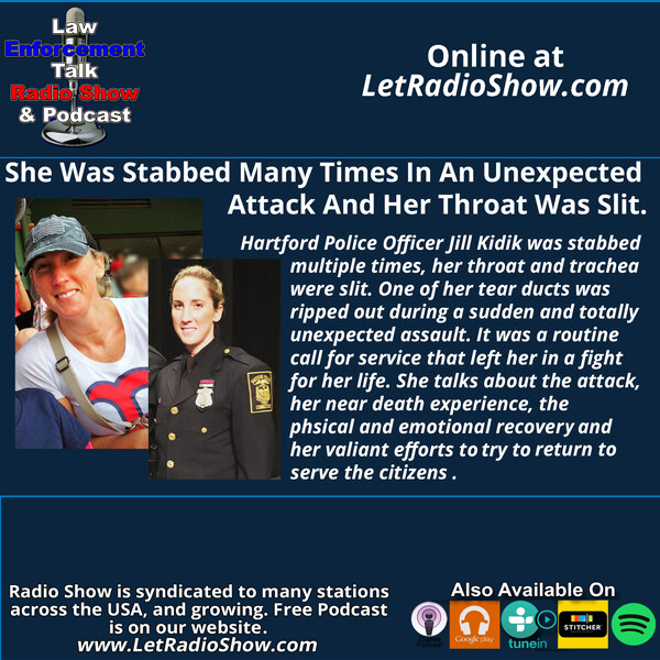 Stabbed and Her Throat Was Slit, Police Officer Survived.