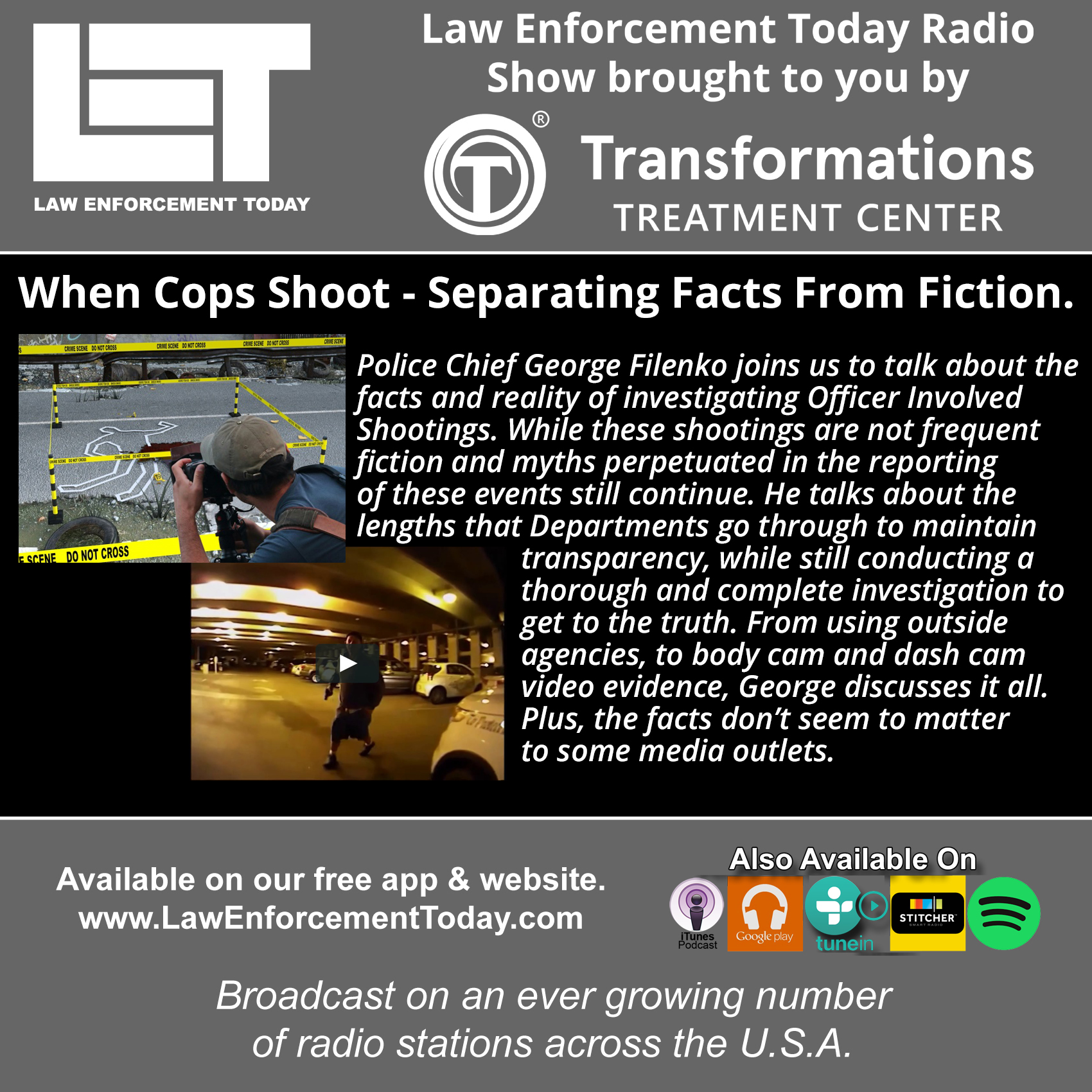 S3E83: When Cops Shoot - Separating Facts From Fiction.