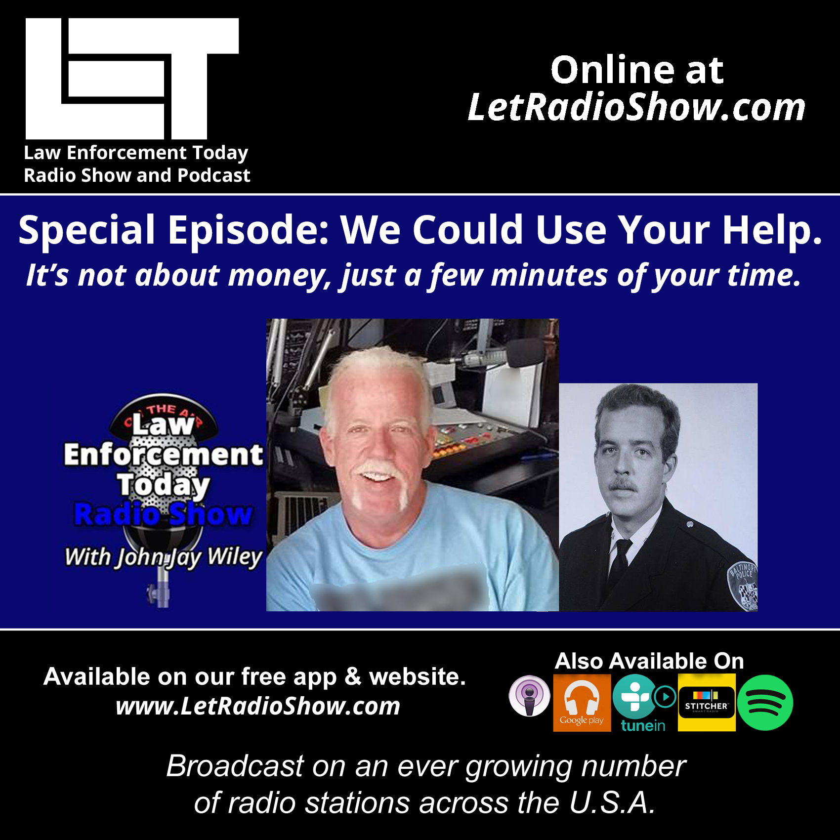 Grow the Podcast. Not with money, just a few minutes of your time.