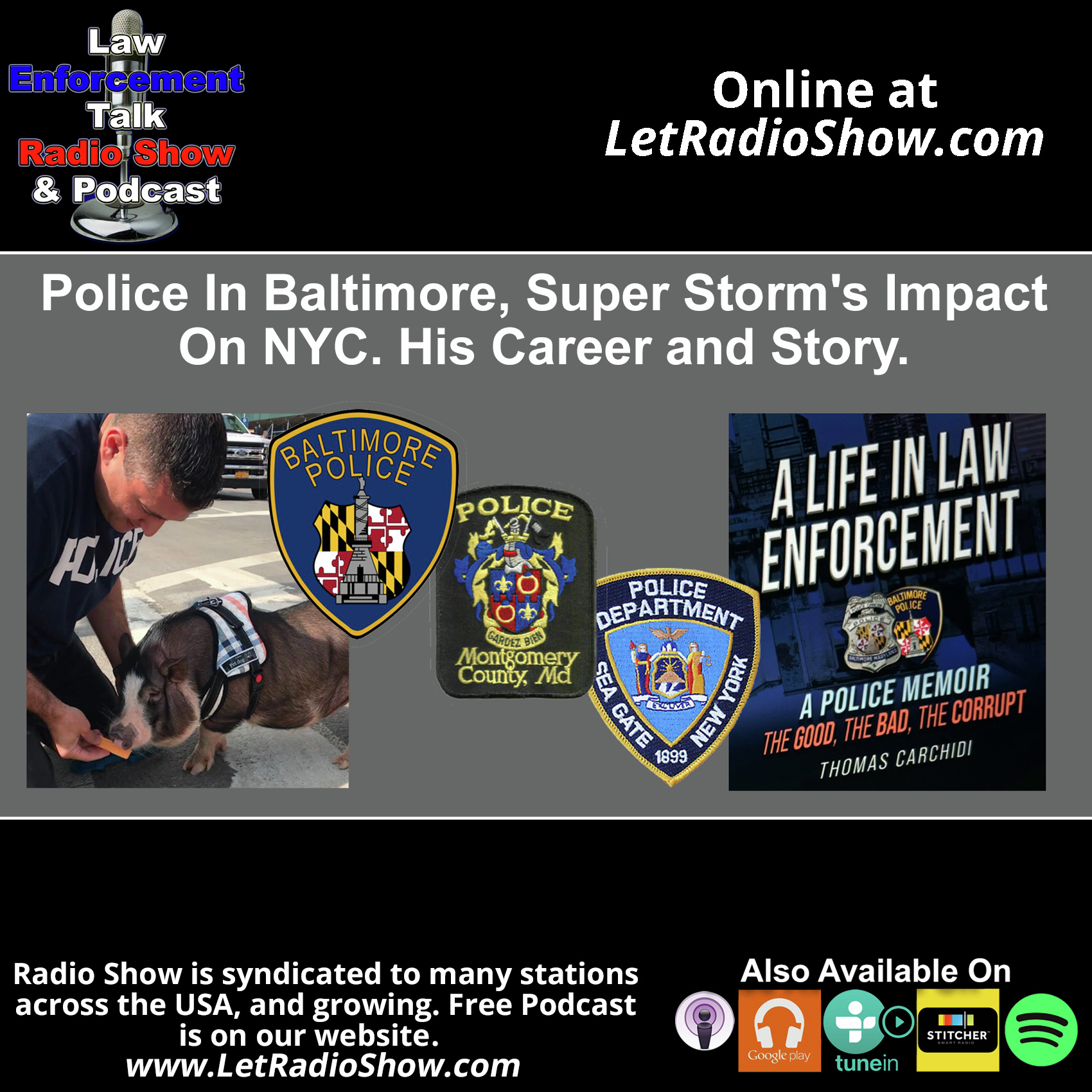 Police In Baltimore Super Storm's Impact On NYC