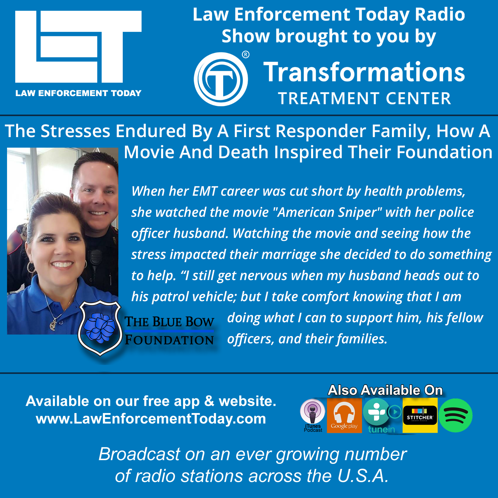 S3E43: Stresses For A First Responder Family,  A Movie Inspired Their Foundation..