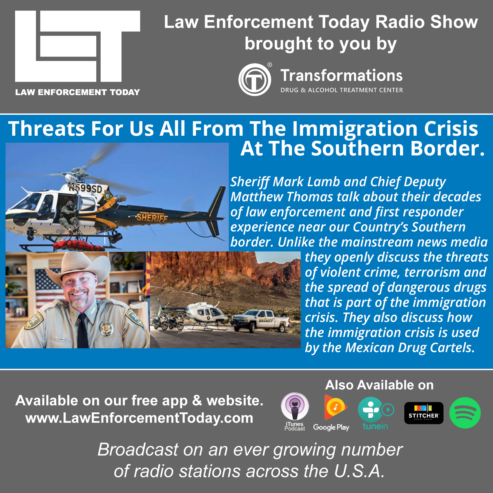 S3E73: Threats From The  Immigration Crisis At The Southern Border.