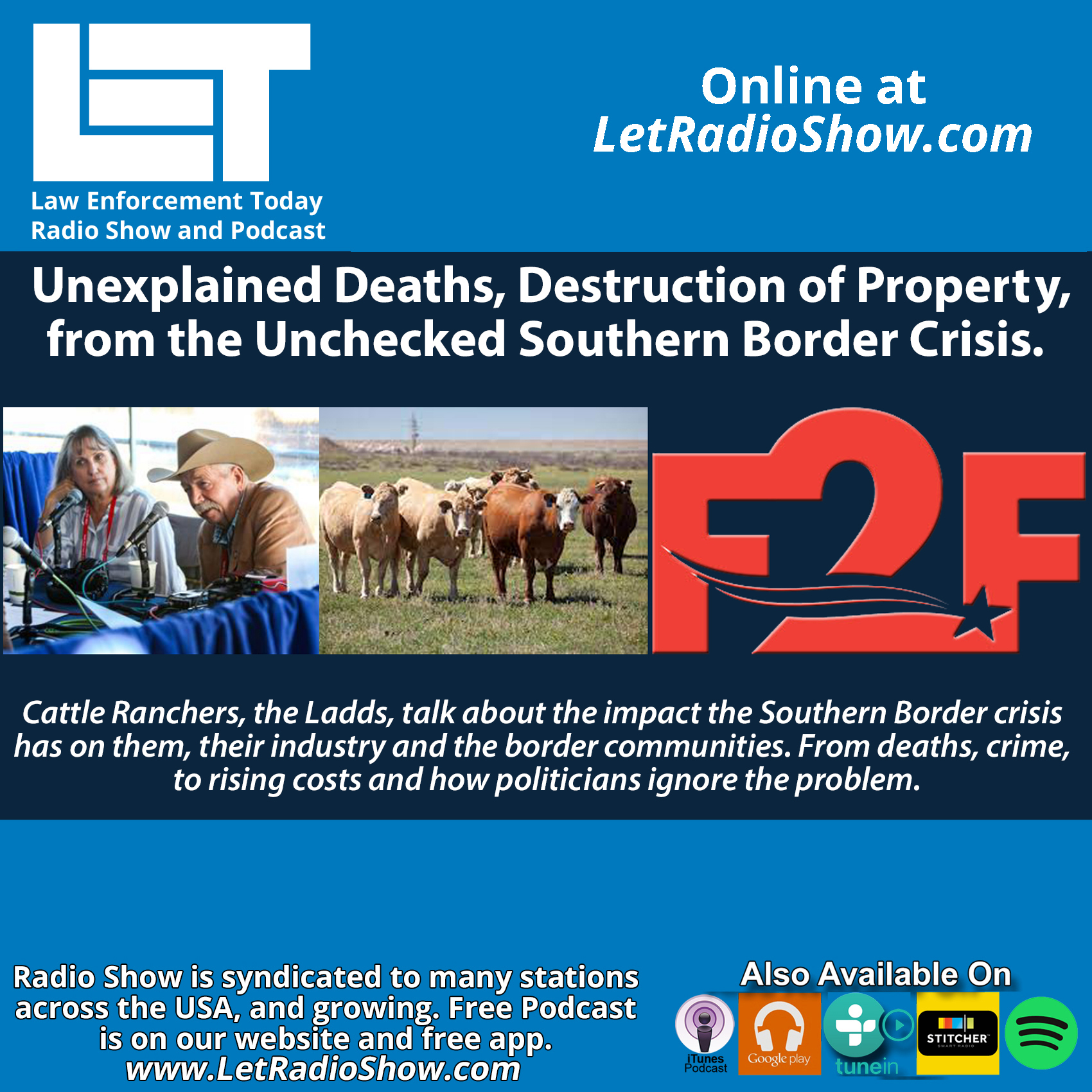 S6E85: Unexplained Deaths, Destruction of Property, all from the Southern Border Crisis.