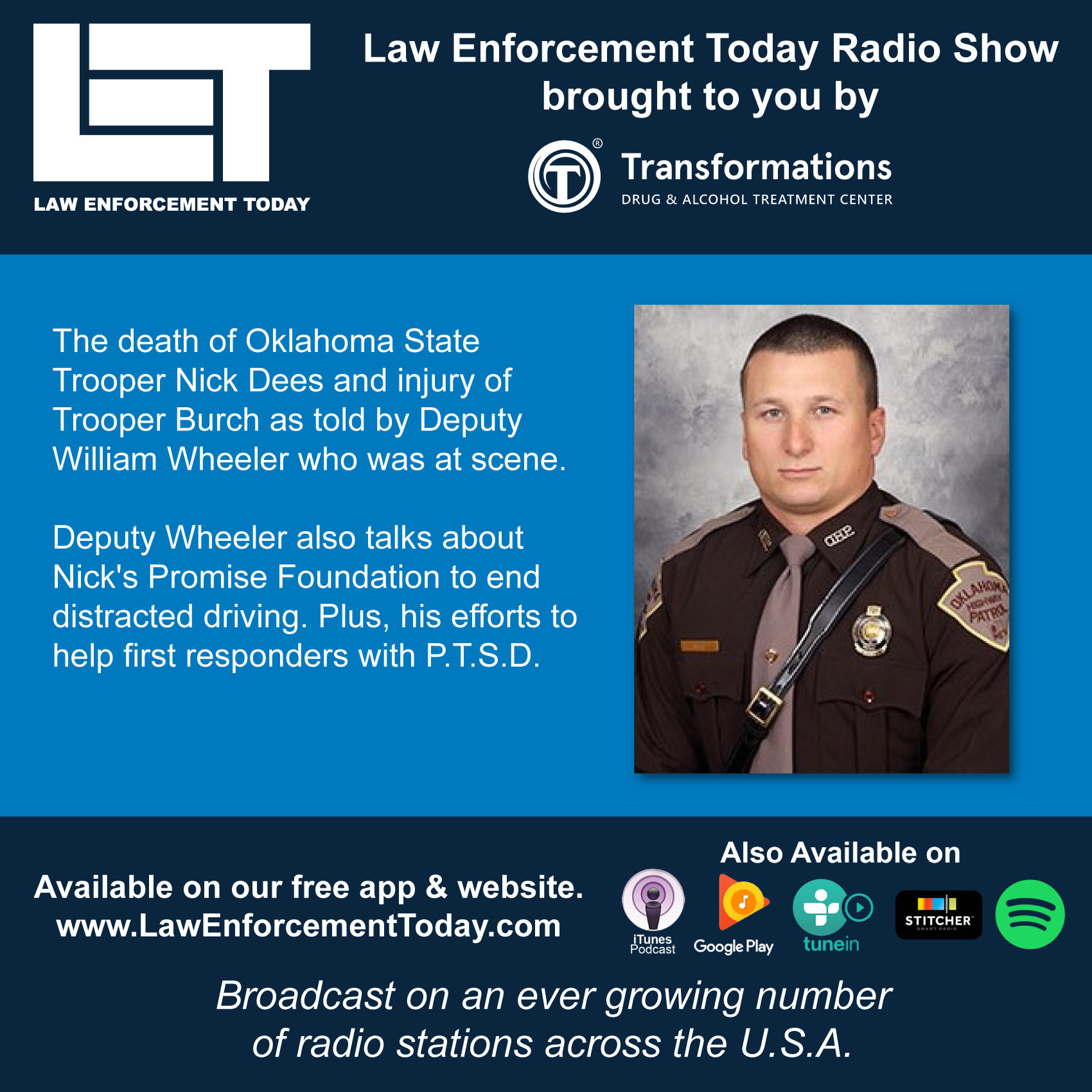 S2E42: The Incident that killed Oklahoma State Trooper Nick Dees and injured Trooper Burch