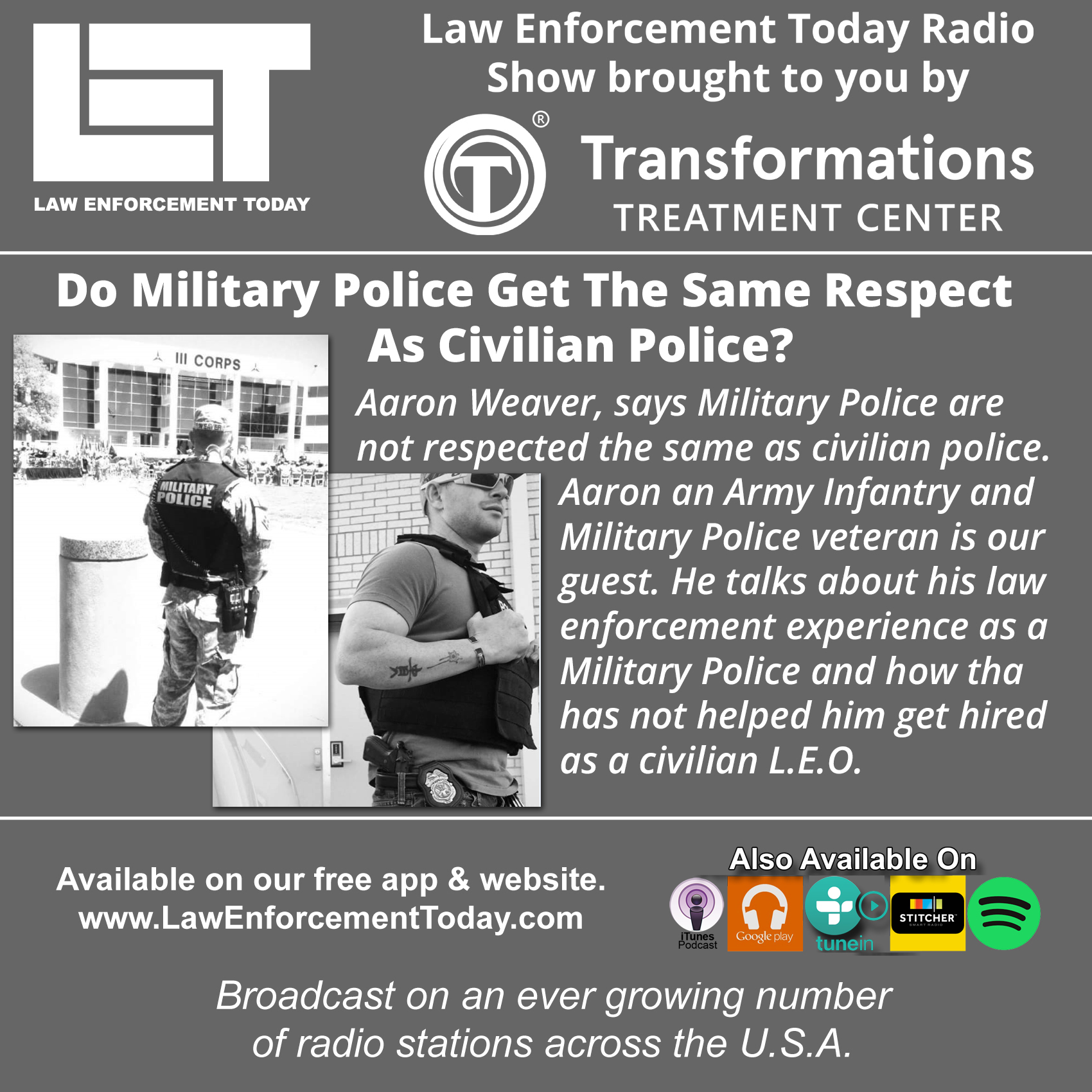 Military Police Versus Civilian Police.