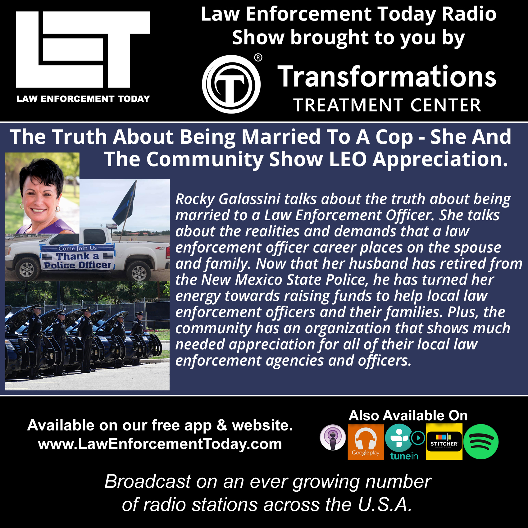 S4E17: Married To A Cop, Truths, She And The Community Show LEO Appreciation.