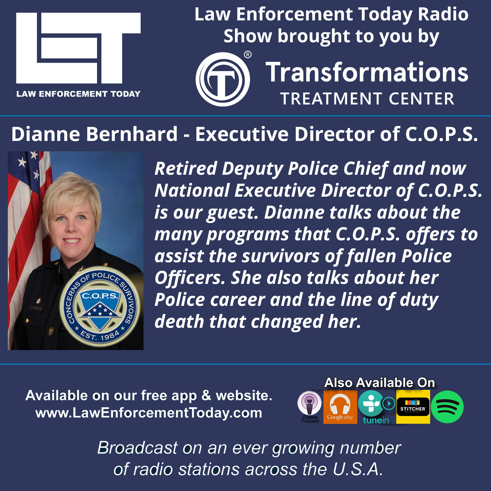 S2E33: C.O.P.S. Concerns Of Police Survivors with Dianne Bernhard