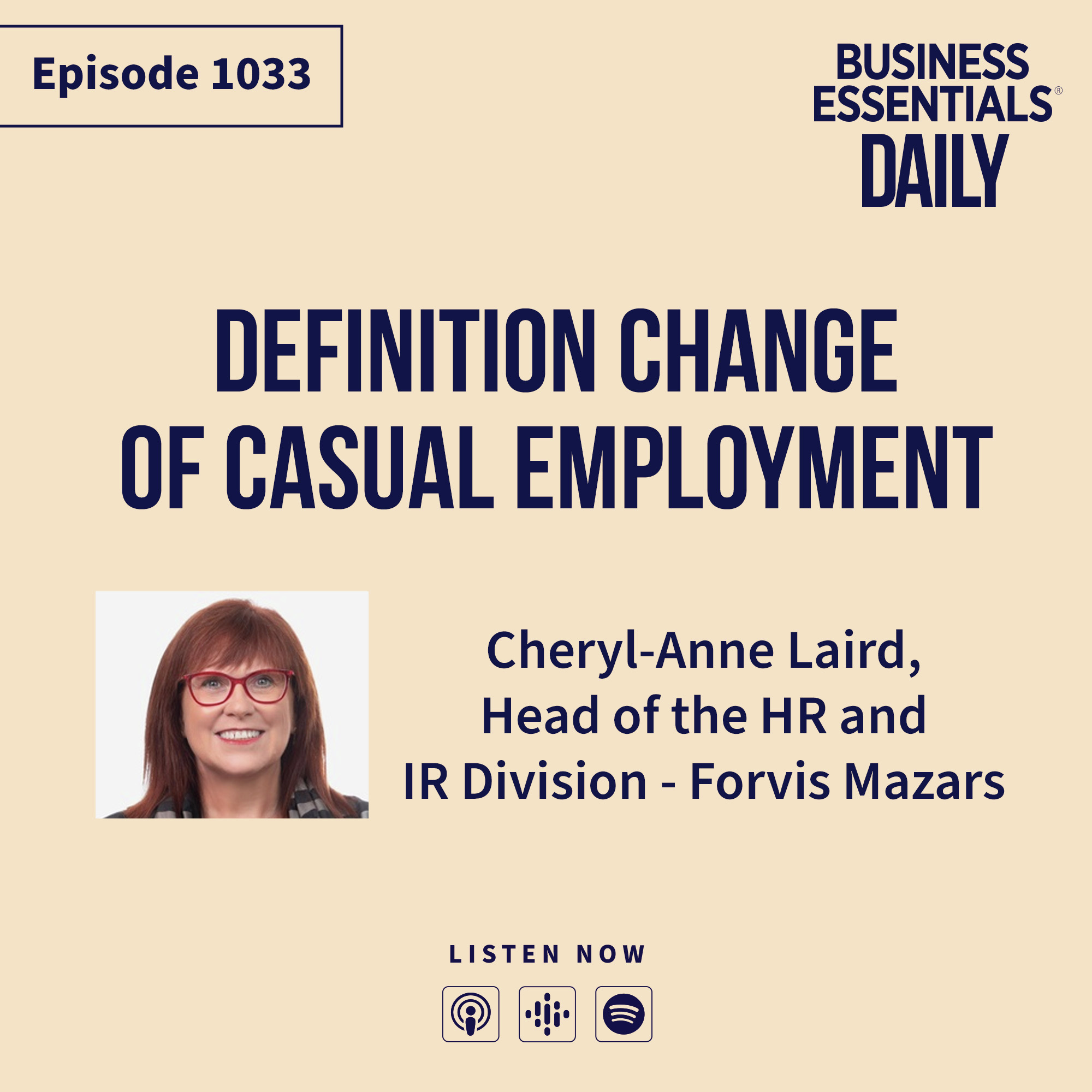 Definition change of casual employment