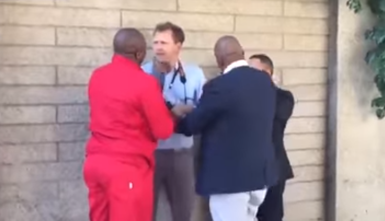 Journalist attacked by EFF's Floyd Shivambu