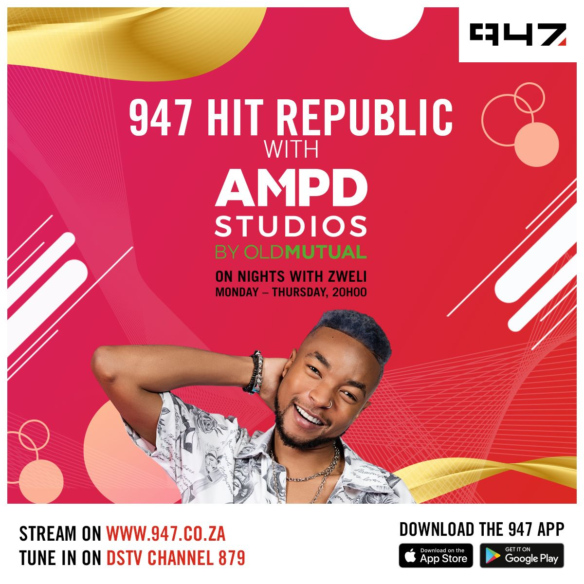 #947HitRepublic: Zweli chats with the amazing Tresor!#AMPDStudios - brought to you by @OldMutualSA