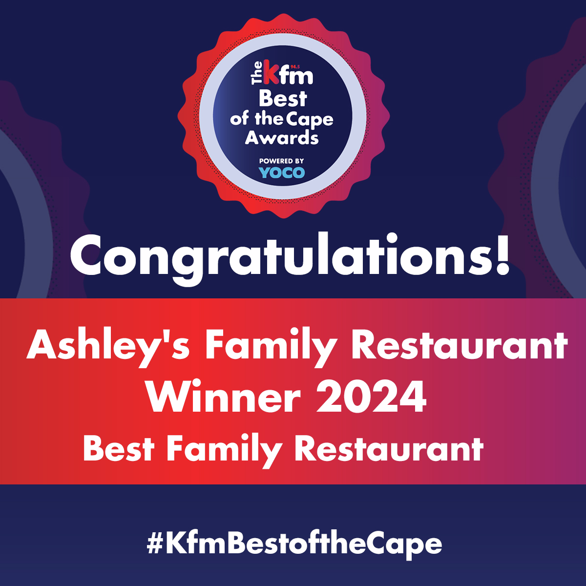 Best Family Restaurant 2024: Ashley's Family Restaurant