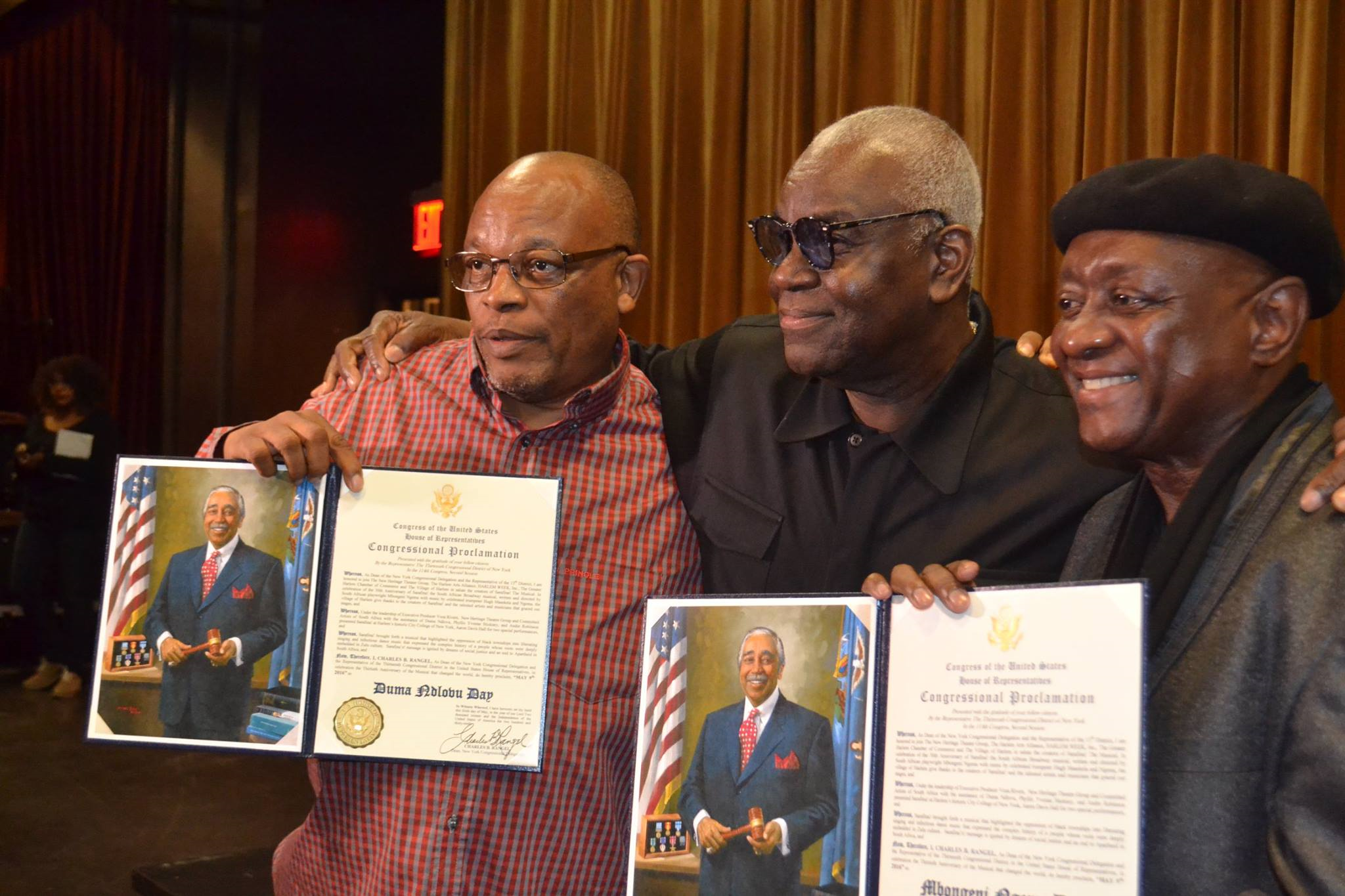 Playwright and director Duma Ndlovu honoured with Mbongeni Ngema in Harlem