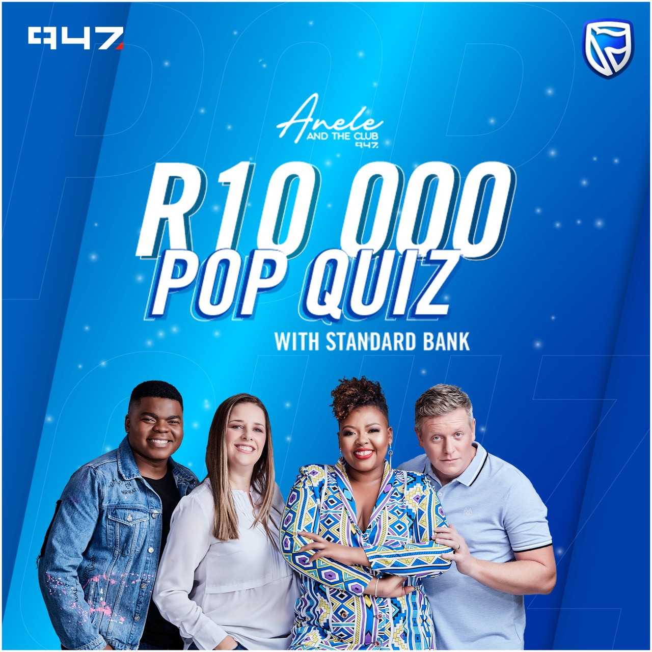 Standard Bank Pop Quiz - 10 Questions. 60 Seconds. R10,000 is up for grabs!