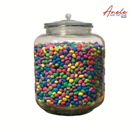 Anele's Candy Jar FINALE - All week we been asking you to guess how many speckled eggs are in the jar for your chance to win them.