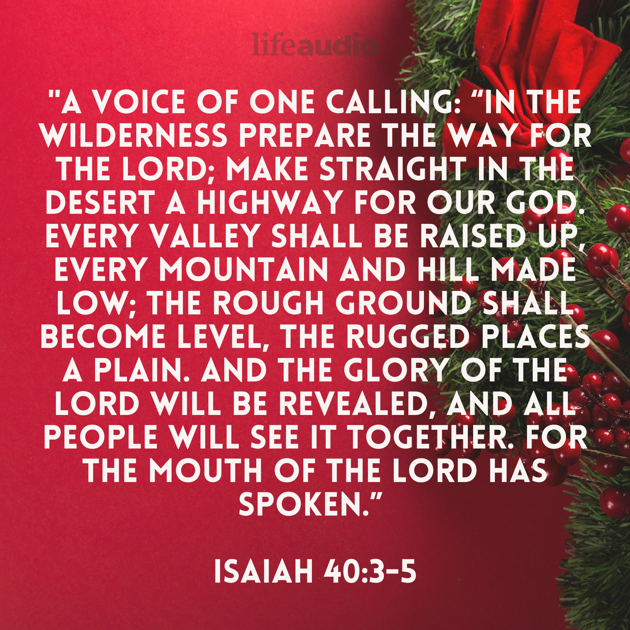 Shouting for Jesus! (Isaiah 40:3-5)
