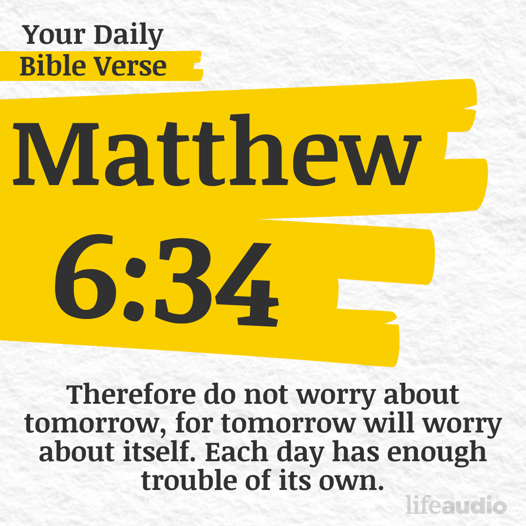 When We Are Uncertain about the Future (Matthew 6:34)