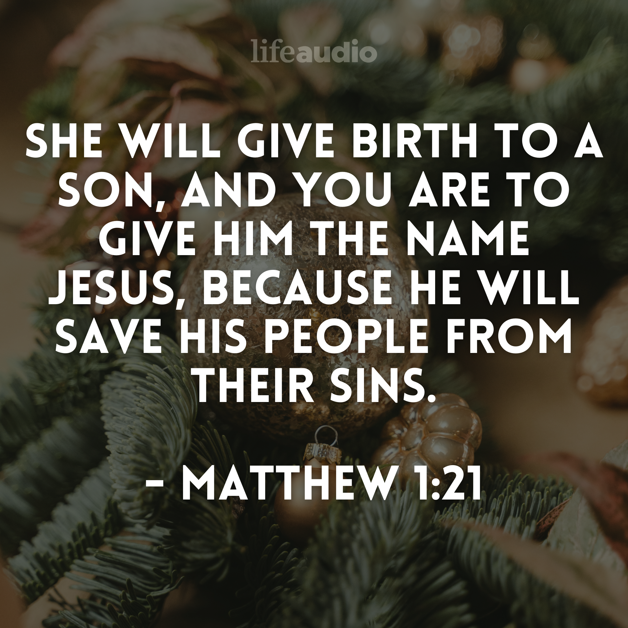 The Best Christmas Gift Ever (Matthew 1:21)