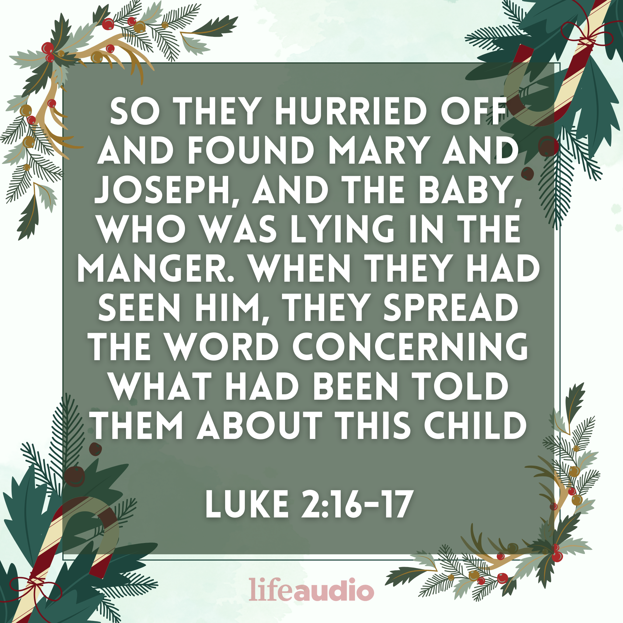 The Shepherds Visit Jesus (Luke 2:16-17)