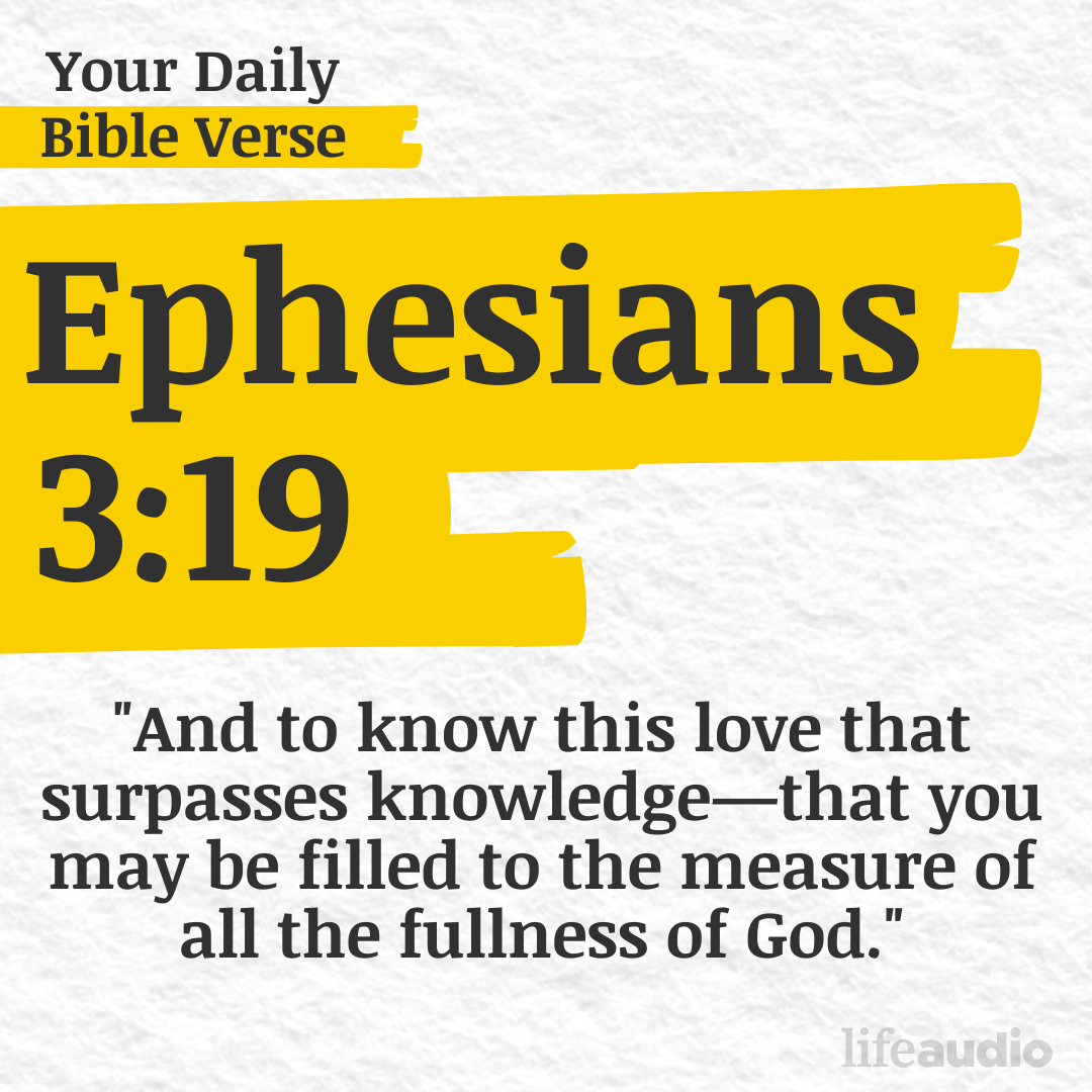 Living Filled With the Fullness of God (Ephesians 3:19)