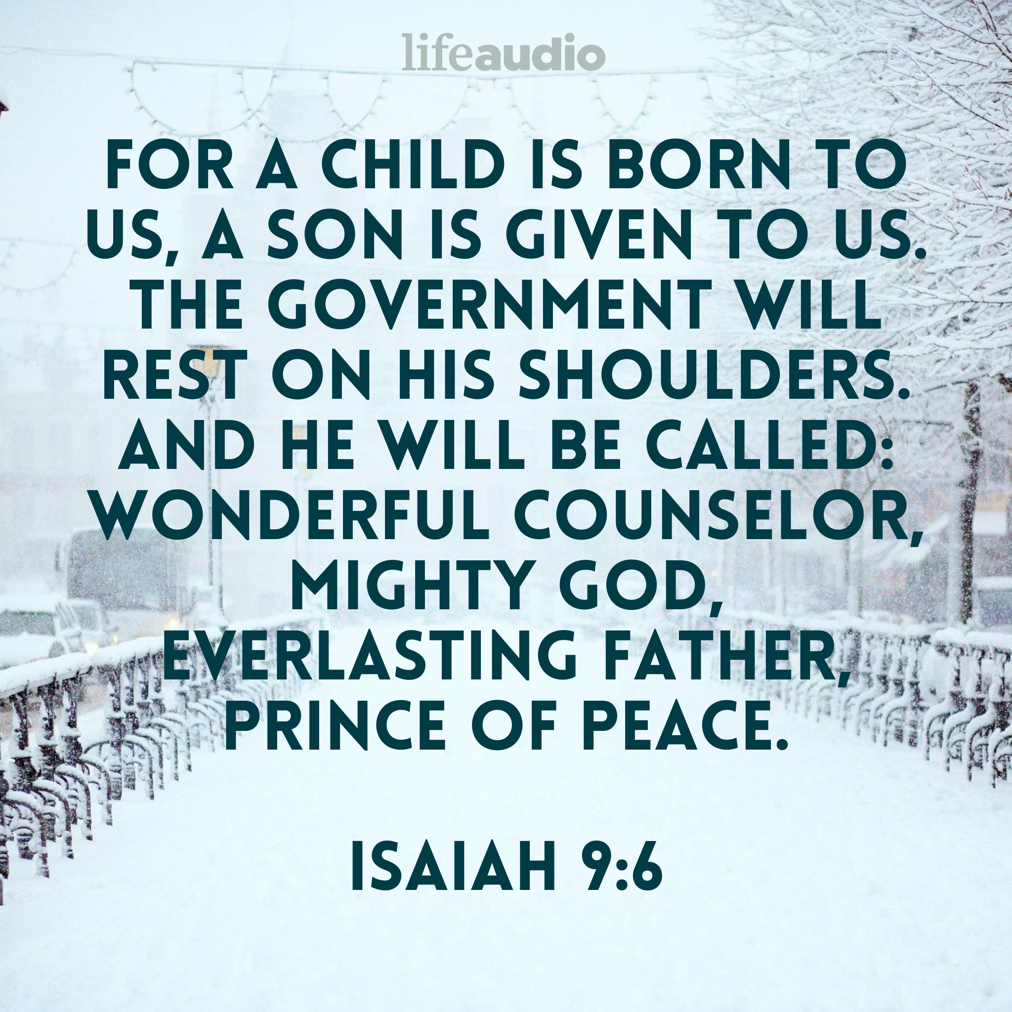 Christmas: The Promise That Good Is Coming (Isaiah 9:6)