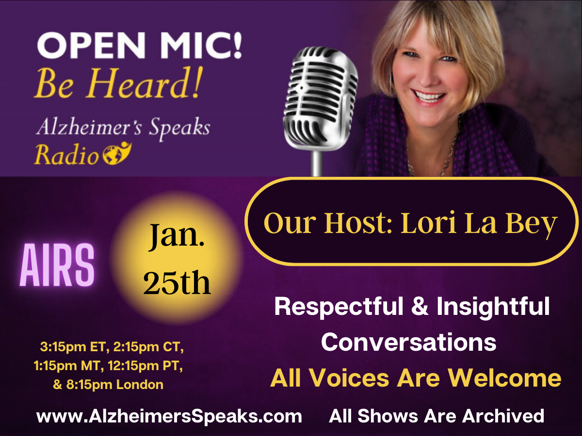 Open Mic Airs on Alzheimer’s Speaks