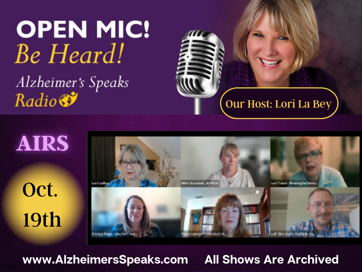 OPEN MIC on Alzheimer's Speaks