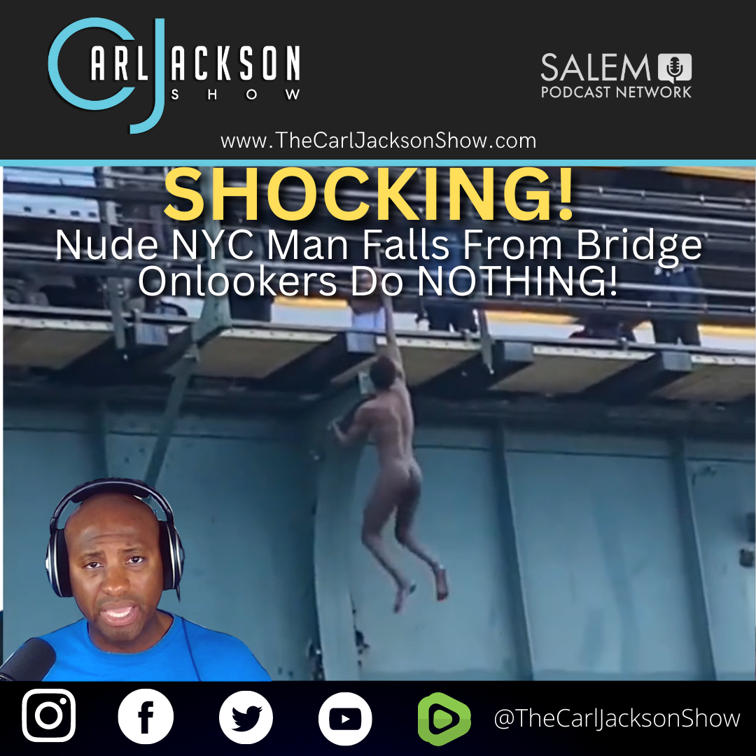 SHOCKING! Nude NYC Man Falls From Bridge Onlookers Do NOTHING!