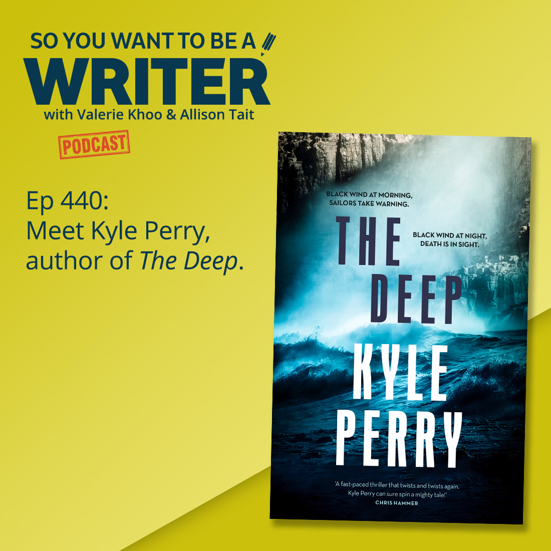 WRITER 440: Meet Kyle Perry, author of 'The Deep'.