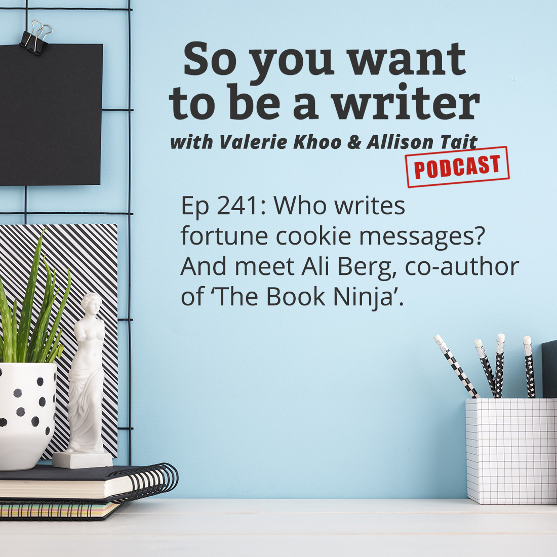 WRITER 241: Meet Ali Berg, co-author of ‘The Book Ninja’.