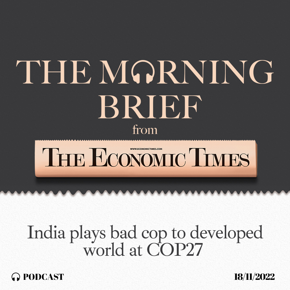 India plays bad cop to developed world at COP27