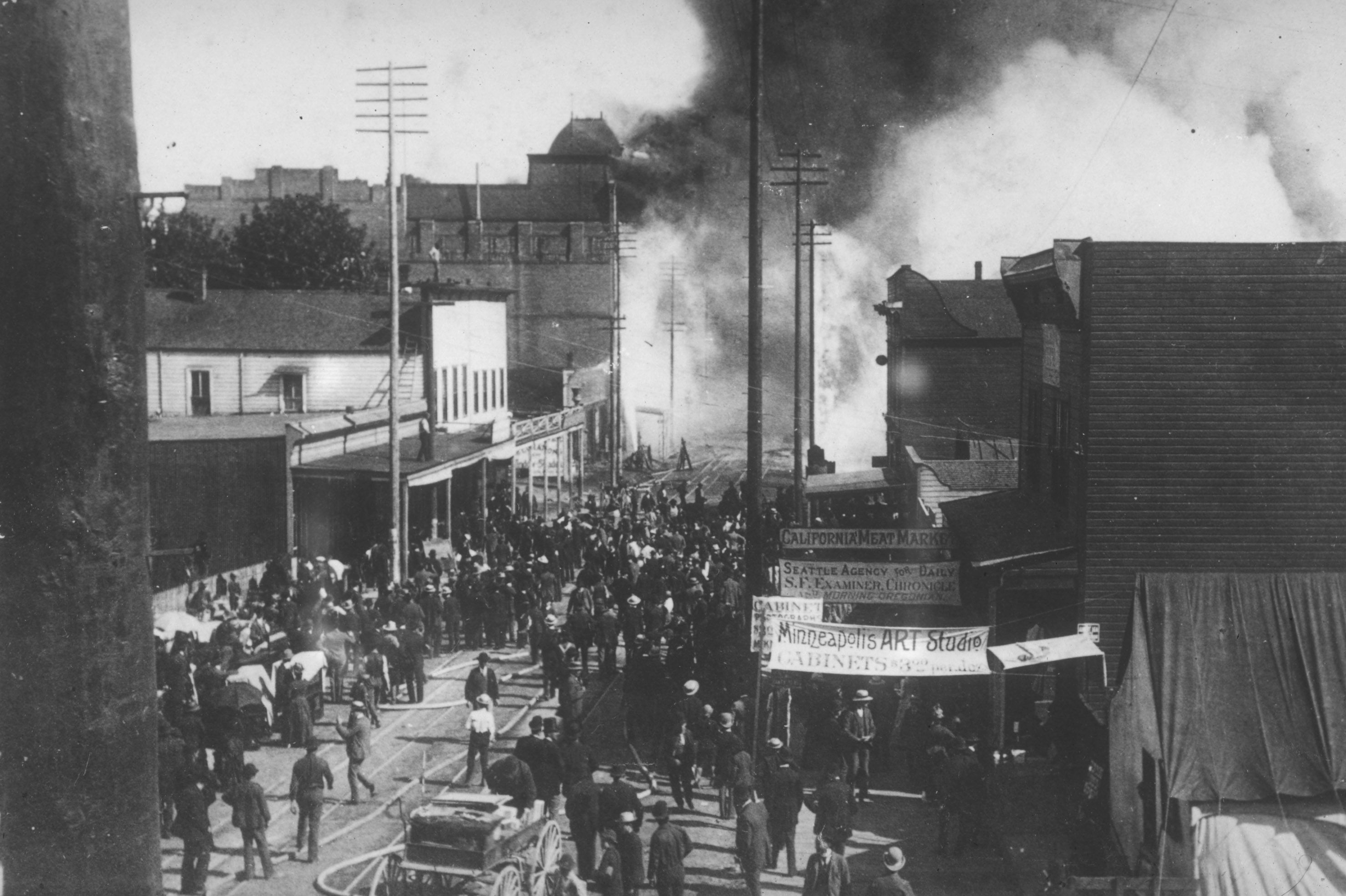 Fires devastated Seattle, Ellensburg and Spokane in 1889