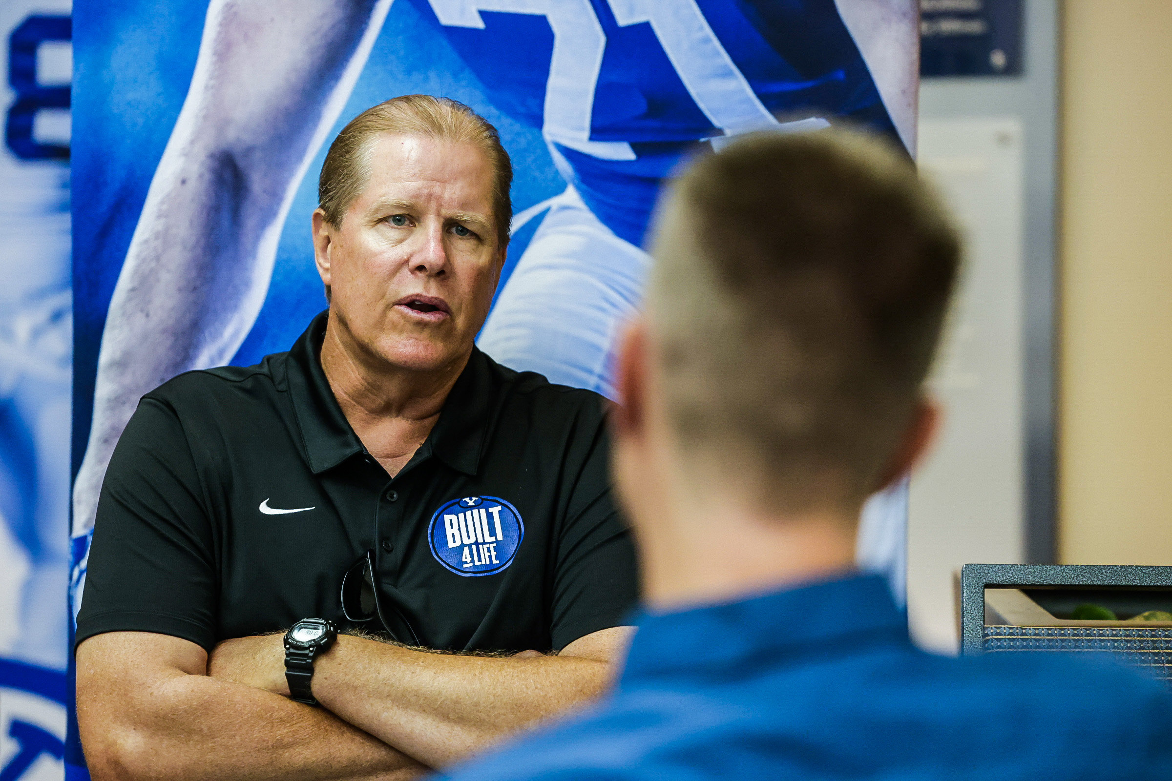 2022 Training Camp - Day 4 - Darrell Funk, Offensive Line Coach