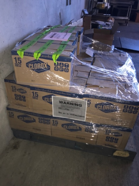 Customs agents seized diluted bleach bottles in Nogales