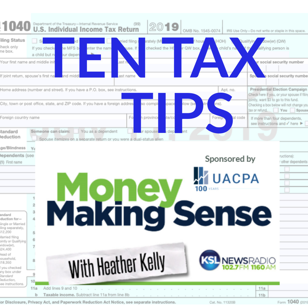 10 Tax Tips:  Standard Deductions, they've changed