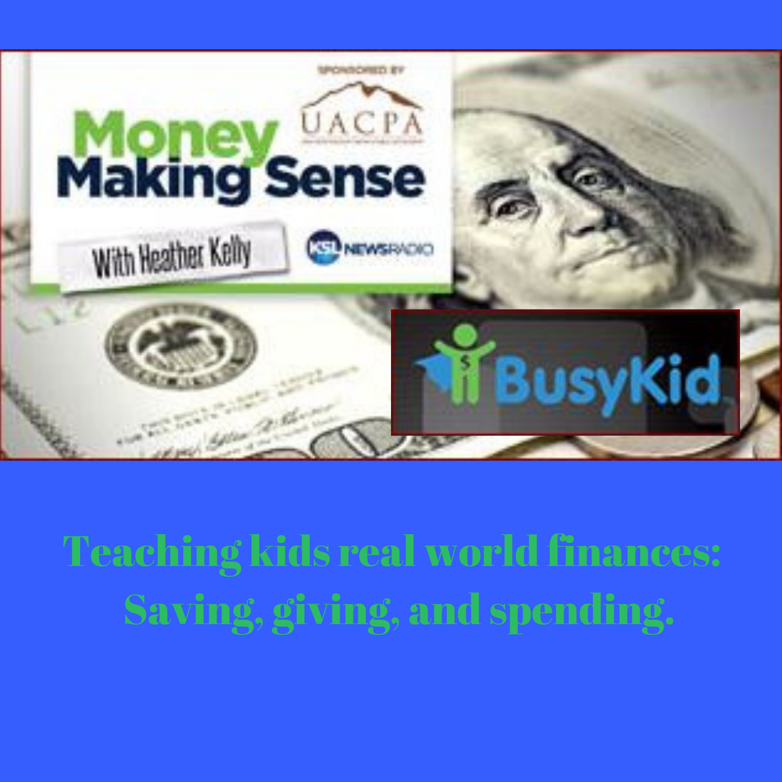Teaching kids to save, share and spend money