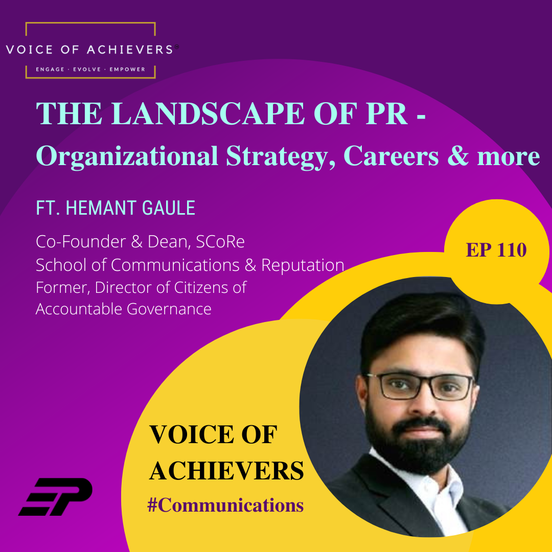 The Landscape of PR - Organizational strategy, Careers & more