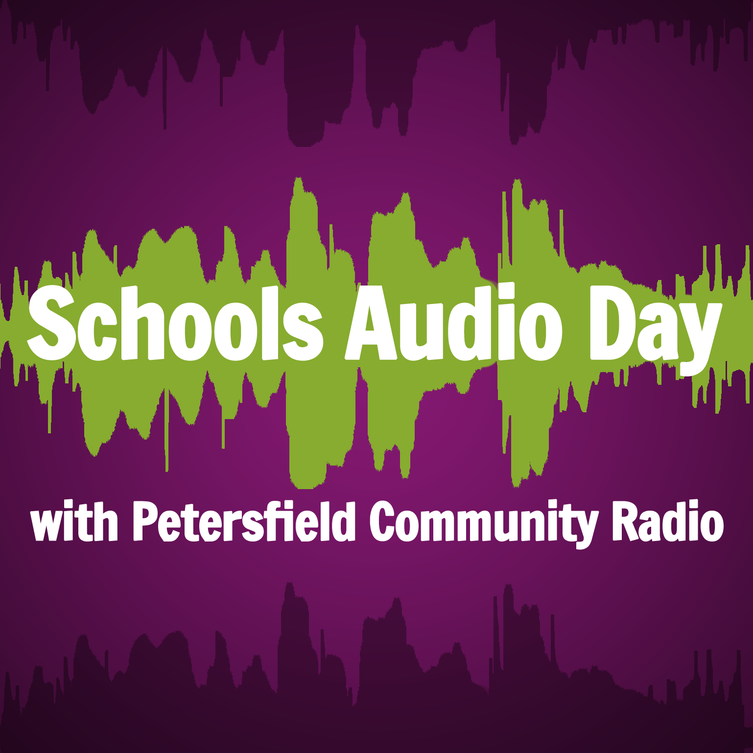 The one o'clock news from Schools Audio Day