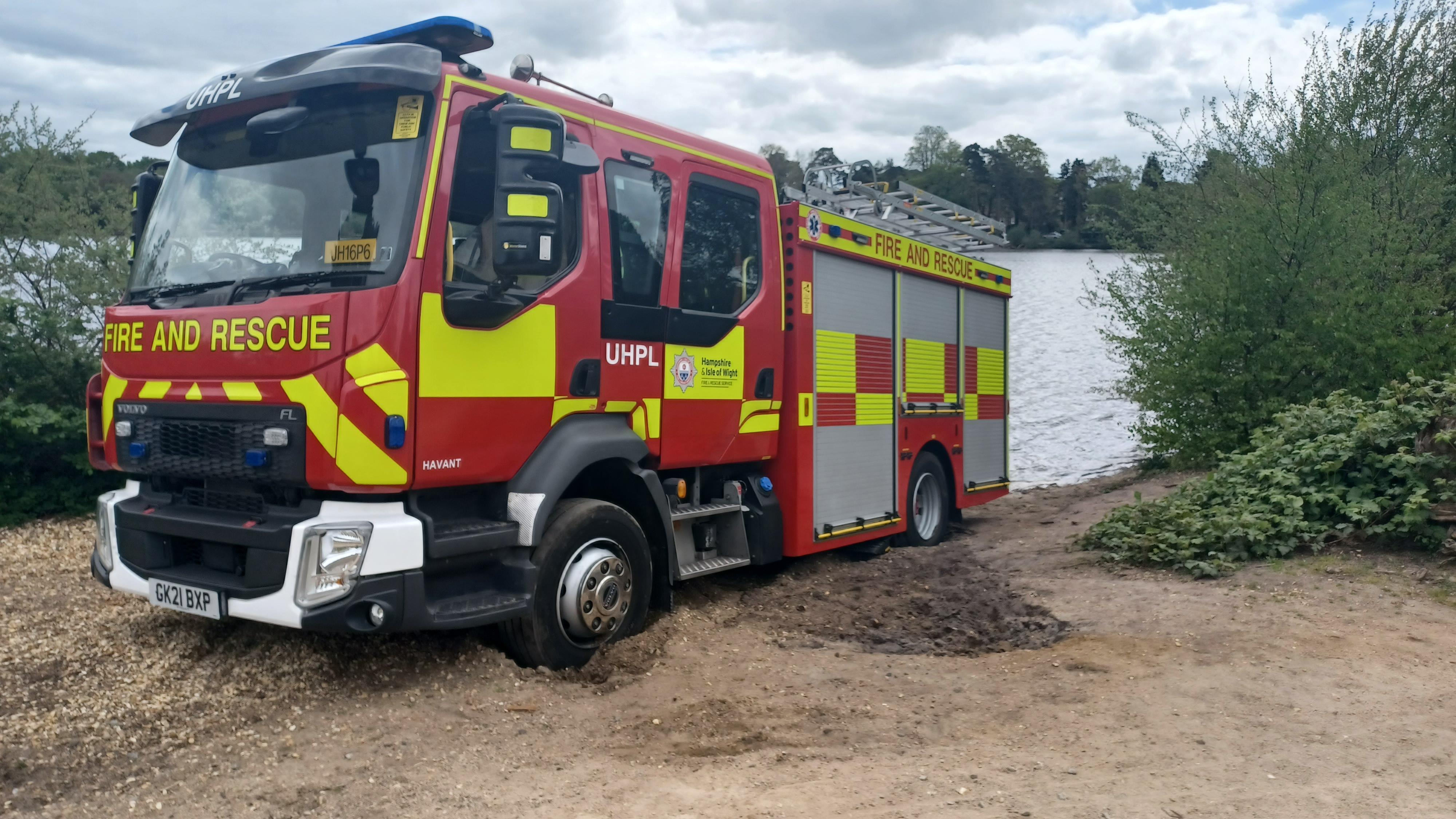 Fire fighter training on Petersfield's heath.. but does it all go to plan?