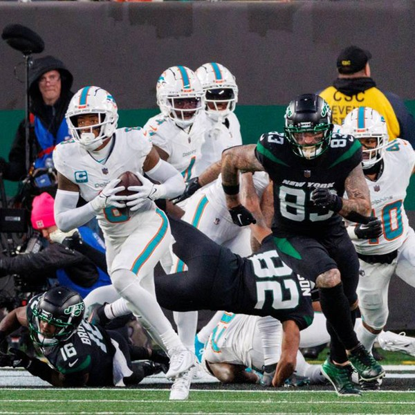 NFL Primeira Descida #134 | Rodada 12 da NFL | O inédito Pick-6 em cima de Hail Mary em Jets vs Dolphins