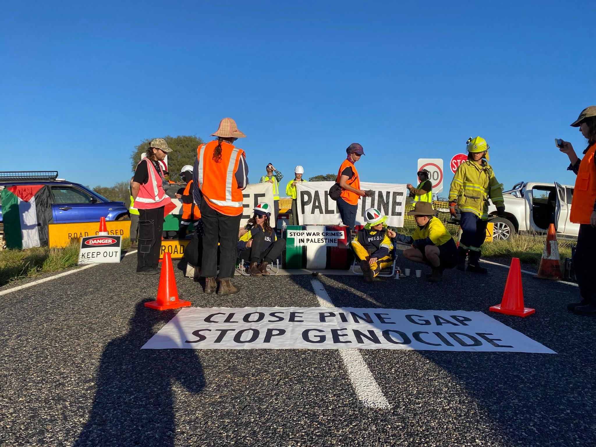 Pine Gap blockade 27 November 2023