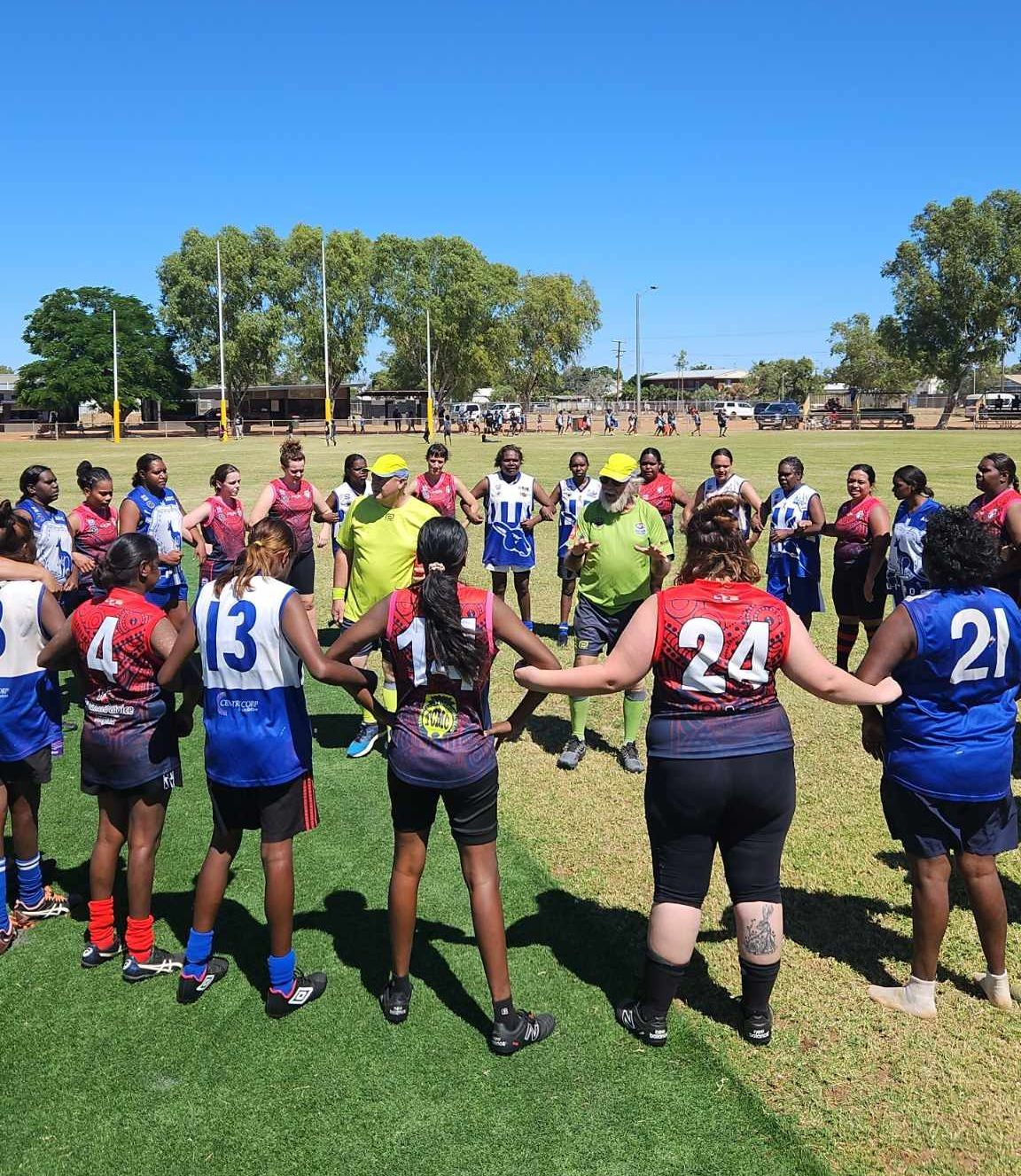 Whitney Roe - Tennant Creek YDU Women's AFL coach - April 2024