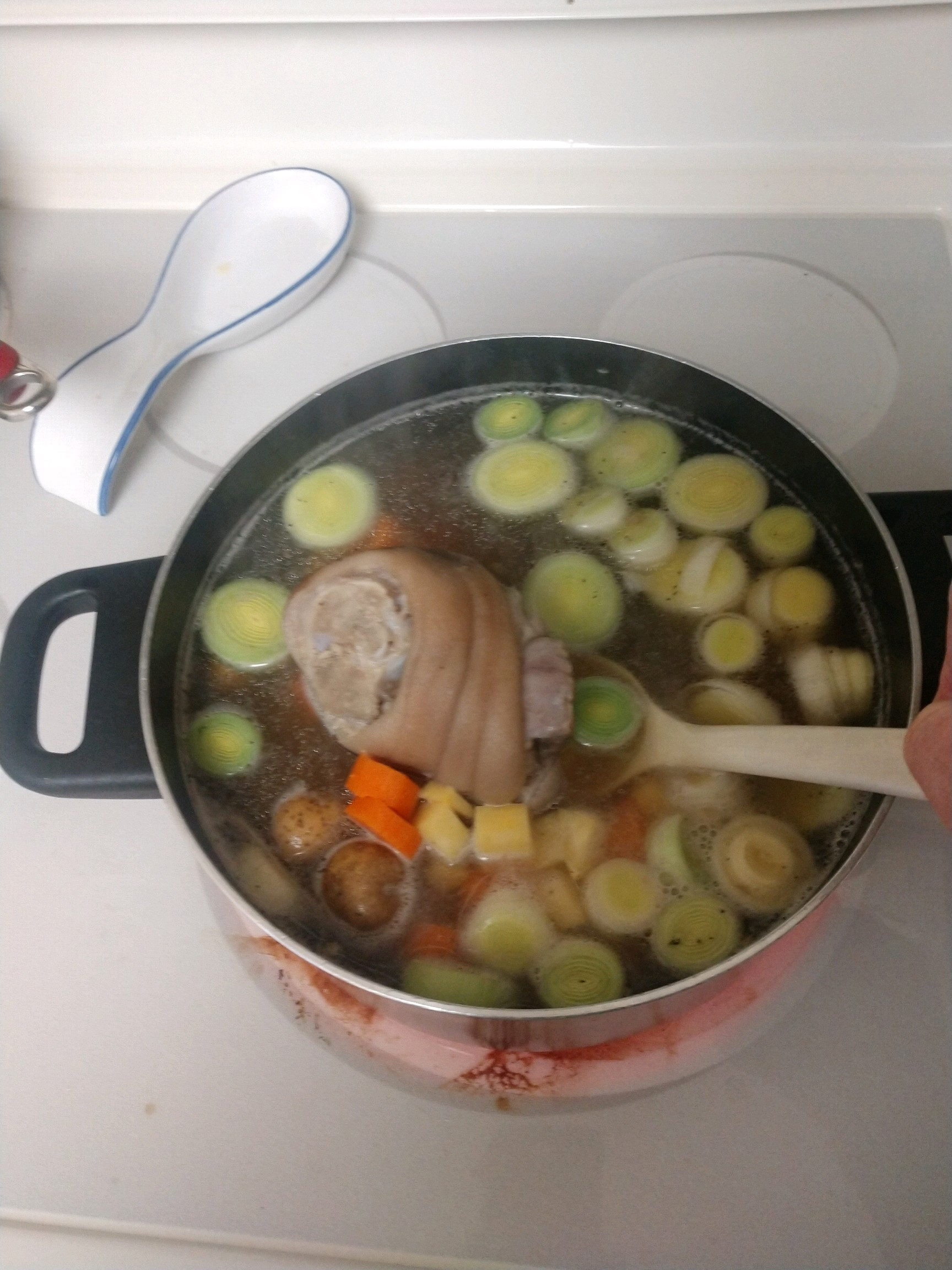 Bacon Broth... a hearty soup to warm you up!