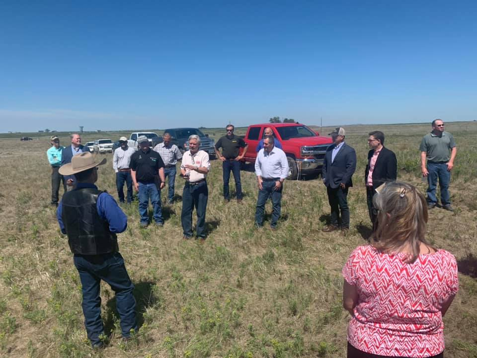 Officials from USDA tour North Dakota, gathering input from producers regarding this year's drought