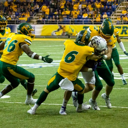 Bison defense rolling with new defensive coordinator David Braun