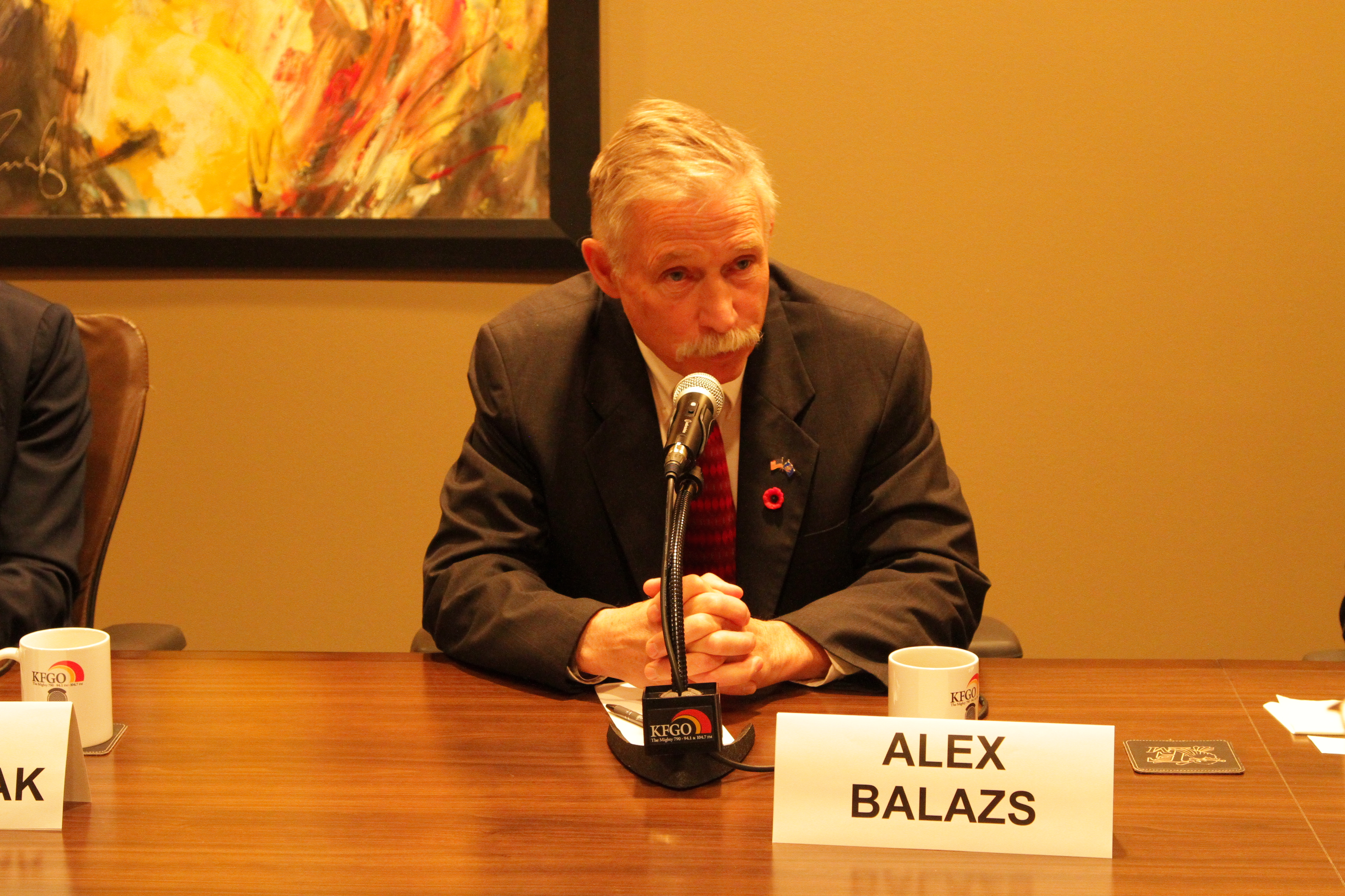 U.S. Congressional candidate, Alex Balazs, "at [Trump's] heart, he's a good person"