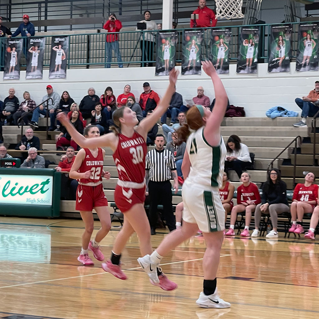 Girls Basketball: Coldwater at Olivet, 1-31-2023