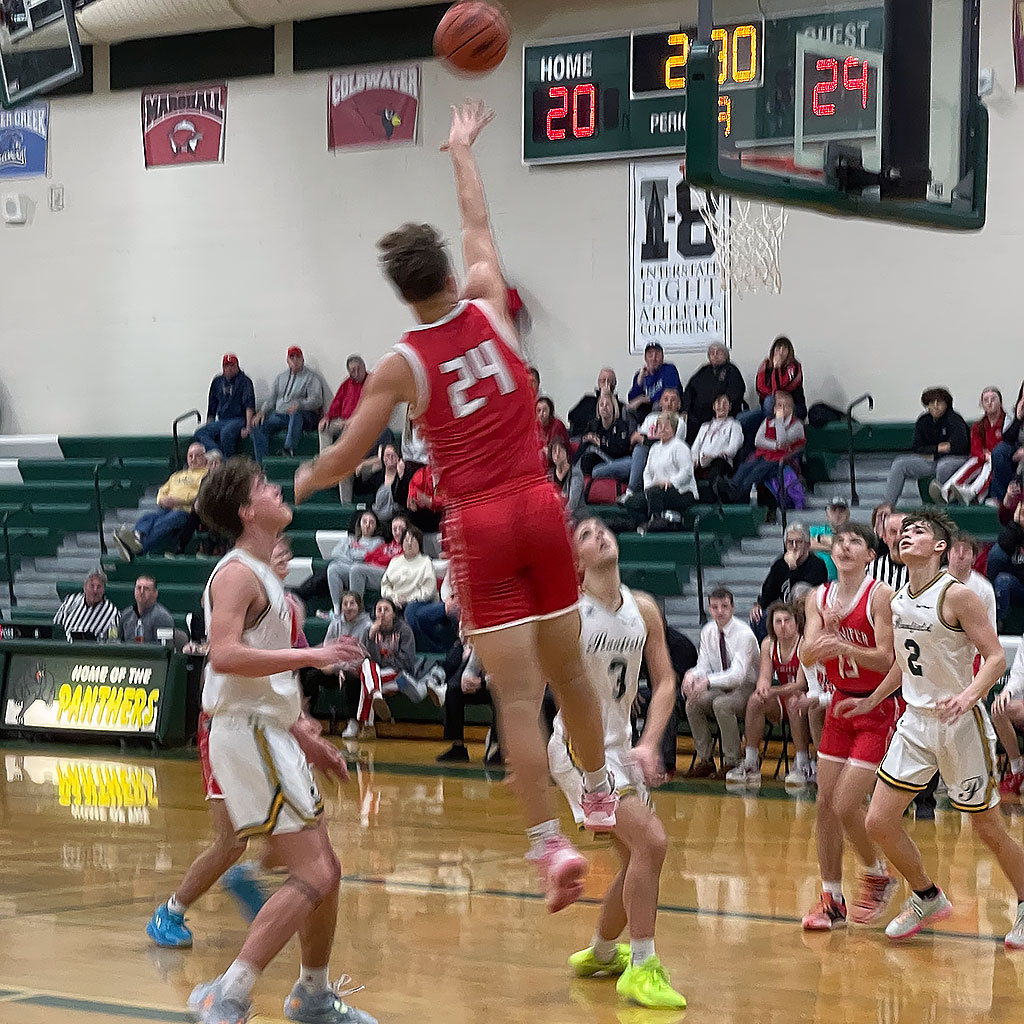 Boys Basketball: Coldwater at Pennfield, 2-17-2023